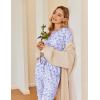 imageEkouaer 2 Pack Womens Pajama Sets Short Sleeve Tops Jogger Pants Lounge Sets Soft Loungewear Printed Pj with PocketsPink Lovewhite Butterfly