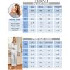 imageEkouaer Silk Satin Pajamas Set Womens 2 Piece Pjs Long Pant Fall Soft Sleepwear Button Up Loungewear with PocketsArmy Green
