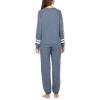 imageEkouaer Sweatsuits Womens Loungewear Set Tracksuit Long Sleeve Pajamas Set with Pockets 2 Piece Outfits Lounge SetsBlue Purple