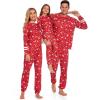 imageEkouaer Sweatsuits Womens Loungewear Set Tracksuit Long Sleeve Pajamas Set with Pockets 2 Piece Outfits Lounge SetsChristmas Red