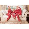 imageEkouaer Sweatsuits Womens Loungewear Set Tracksuit Long Sleeve Pajamas Set with Pockets 2 Piece Outfits Lounge SetsChristmas Red