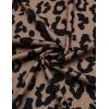 imageEkouaer Tie Dye Pajamas Set Womens Loungewear Sleepwear 2 Piece PJ SetsBrown Black Leopard
