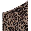 imageEkouaer Tie Dye Pajamas Set Womens Loungewear Sleepwear 2 Piece PJ SetsBrown Black Leopard