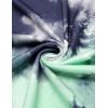imageEkouaer Tie Dye Pajamas Set Womens Loungewear Sleepwear 2 Piece PJ SetsTie Dye Green Grey