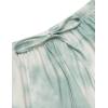 imageEkouaer Tie Dye Pajamas Set Womens Loungewear Sleepwear 2 Piece PJ SetsTie Dye Light Green