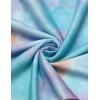 imageEkouaer Tie Dye Pajamas Set Womens Loungewear Sleepwear 2 Piece PJ SetsTie Dye Orange Blue Purple