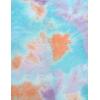 imageEkouaer Tie Dye Pajamas Set Womens Loungewear Sleepwear 2 Piece PJ SetsTie Dye Orange Blue Purple
