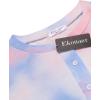 imageEkouaer Tie Dye Pajamas Set Womens Loungewear Sleepwear 2 Piece PJ SetsTie Dye Pink Blue