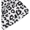 imageEkouaer Tie Dye Pajamas Set Womens Loungewear Sleepwear 2 Piece PJ SetsWhite Black Leopard