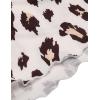 imageEkouaer Tie Dye Pajamas Set Womens Loungewear Sleepwear 2 Piece PJ SetsWhite Brown Leopard