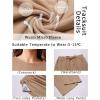 imageEkouaer Womens Pajama Set 2 Piece Long Sleeve Lounge Set Micro Fleece Pjs Soft Loungewear SXXLKhaki