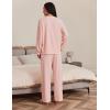 imageEkouaer Womens Pajama Set 2 Piece Long Sleeve Lounge Set Micro Fleece Pjs Soft Loungewear SXXLLight Pink