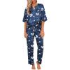 Flower Navy Blue