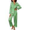 Green White Stripe
