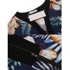 imageEkouaer Housecoat Women Zipper Front Duster Robe Short Sleeve Lounger Housedress Pockets Nightgown Casual Nights SXXXLBlue Flower