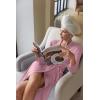 imageEkouaer Maternity Robe Labor Delivery Nursing Gown Hospital Breastfeeding Dress BathrobesMauve