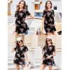 imageEkouaer Womens Maternity Shirts Short Sleeve Pregnancy Tops Blouses Split Side Casual Crewneck Pregnant Tunic TeeBlack Pink Rose