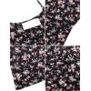 imageEkouaer Womens Nursing Nightgown Maternity Dress Breastfeeding Gown Full Slips SleepwearBlack Flower