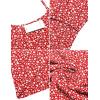 imageEkouaer Womens Nursing Nightgown Maternity Dress Breastfeeding Gown Full Slips SleepwearRed Daisy