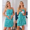 imageEkouaer Womens Nursing Nightgown Maternity Dress Breastfeeding Gown Full Slips SleepwearWhite Small Floral