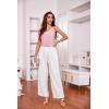 imageEkouaer Womens Pajama Sets Soft Lingerie Sleepwear 2 Piece Cami Shorts Set V Neck Pj Lace NightwearBlack  Pink