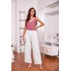 imageEkouaer Womens Pajama Sets Soft Lingerie Sleepwear 2 Piece Cami Shorts Set V Neck Pj Lace NightwearHot Pink
