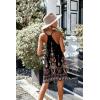 imageEkouaer Womens Racerback Sleeveless NightgownBlack Ethnic Flora