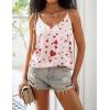 imageEkouaer Womens Silk Satin Camisole Tank Tops V Neck Spaghetti Strap Blouses Cross Back Sleeveless Cami ShirtChampagneheart