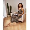 imageEkouaer Womens Sleeveless Long Nightgown Full Slip Soft Nightshirt Sleep Dress Chemise Sleepwear Lounge DressesLeopard Print