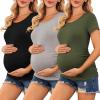 3pcs- Black + Army Green + Light Grey