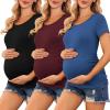 3pcs- Black + Blue + Wine Red