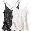 Black Floral+white Floral