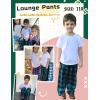 imageEkouaer Boys Pajama Pants Long Sleep Pants Soft Elastic Waist Pajama Bottoms Plaid Lounge Pants with 2 Pockets 414 YearsYarn Dyed Lattice8