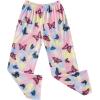 imageEkouaer Girls Soft Pajamas Pants Cute Print Pattern PJ Bottoms Comfortable Lounge Long Pants with 2 PocketsButterfly