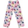 imageEkouaer Girls Soft Pajamas Pants Cute Print Pattern PJ Bottoms Comfortable Lounge Long Pants with 2 PocketsButterfly