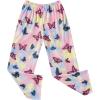 imageEkouaer Girls Soft Pajamas Pants Cute Print Pattern PJ Bottoms Comfortable Lounge Long Pants with 2 PocketsPattern 1