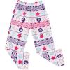 imageEkouaer Girls Soft Pajamas Pants Cute Print Pattern PJ Bottoms Comfortable Lounge Long Pants with 2 PocketsPattern 5