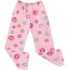 imageEkouaer Girls Soft Pajamas Pants Cute Print Pattern PJ Bottoms Comfortable Lounge Long Pants with 2 PocketsPink Donut