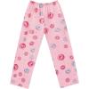 imageEkouaer Girls Soft Pajamas Pants Cute Print Pattern PJ Bottoms Comfortable Lounge Long Pants with 2 PocketsPink Donut