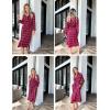 imageEkouaer Robes for Women Long Sleeve Knit Kimono Bathrobe Soft Lightweight Loungewear Ladies Cotton SleepwearBlack Plaid