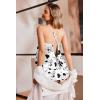 imageEkouaer Silk Pajamas Set for Women Satin Backless Lingerie Pjs Cami Top and Shorts NightwearBlack White Cow