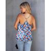 imageEkouaer Silk Tank Top for Women Mesh V Neck Satin Camisole Silky Sleeveless Tank Cami ShirtColorful