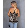 imageEkouaer Silk Tank Top for Women Mesh V Neck Satin Camisole Silky Sleeveless Tank Cami ShirtMulticoloured