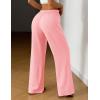imageEkouaer Women Pajama Pants Comfy Pj Bottom with Pockets Stretch Plaid SleepwearIcy Pink