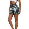 imageEkouaer Womens 2 Pack Pajama Shorts Comfy Lounge Bottom Y2k Printed Sleep Short with Pockets Pj Bottoms SXXLBlack Floral