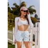 imageEkouaer Womens 2 Pack Pajama Shorts Comfy Lounge Bottom Y2k Printed Sleep Short with Pockets Pj Bottoms SXXLGrey StarBlue Star