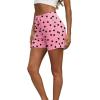 imageEkouaer Womens 2 Pack Pajama Shorts Comfy Lounge Bottom Y2k Printed Sleep Short with Pockets Pj Bottoms SXXLPink Heart