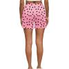 imageEkouaer Womens 2 Pack Pajama Shorts Comfy Lounge Bottom Y2k Printed Sleep Short with Pockets Pj Bottoms SXXLPink Heart