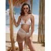 imageEkouaer Womens Short Sarongs Chiffon Cover Ups Sheer Bikini Wraps for Swimwear S3XLBrown Gradient