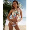 imageEkouaer Womens Short Sarongs Chiffon Cover Ups Sheer Bikini Wraps for Swimwear S3XLPink Ethnic Style